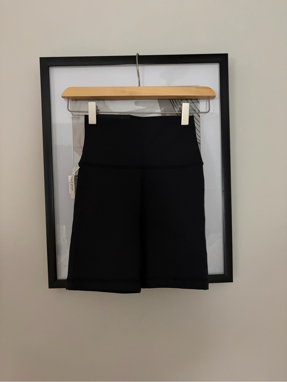 Aritzia Black High-Rise Bike Shorts